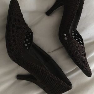 Brown high heels 7.5 very sexy on!